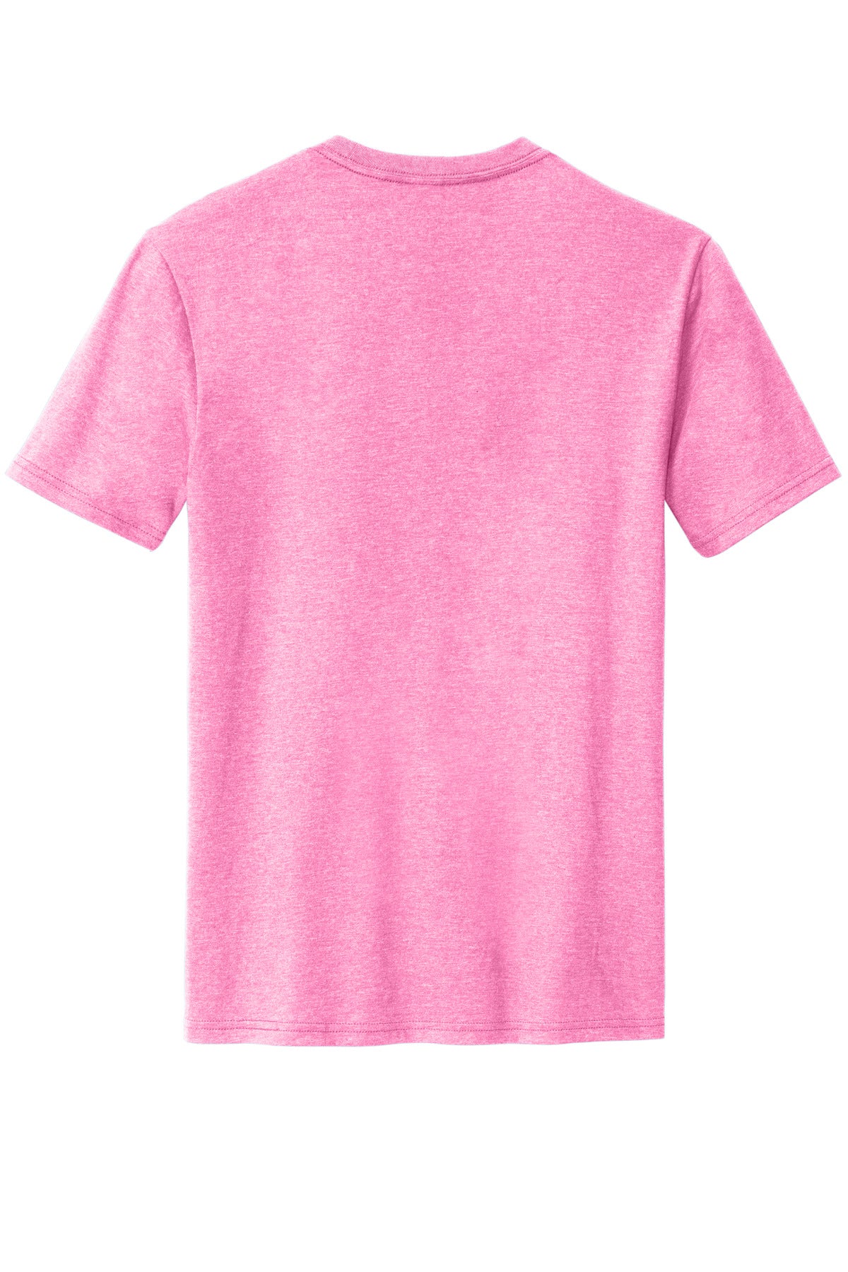Rear View of AwrnsPnkHt District Perfect Blend CVC Tee. DM108