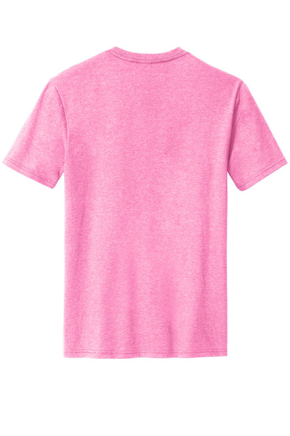 Rear View of AwrnsPnkHt District Perfect Blend CVC Tee. DM108