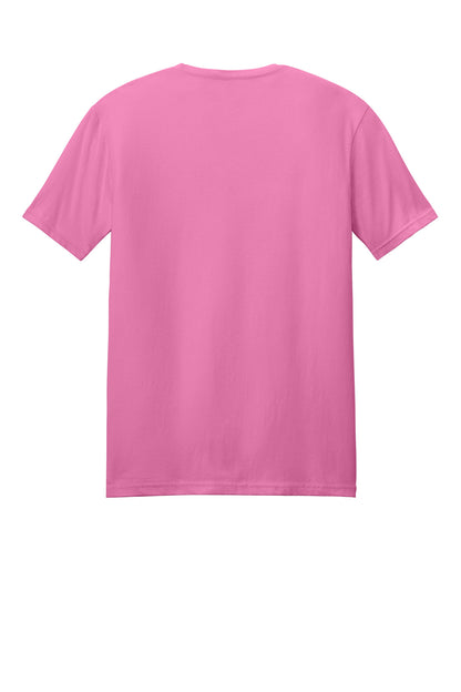 Rear View of Azalea Gildan Softstyle T-Shirt. 64000
