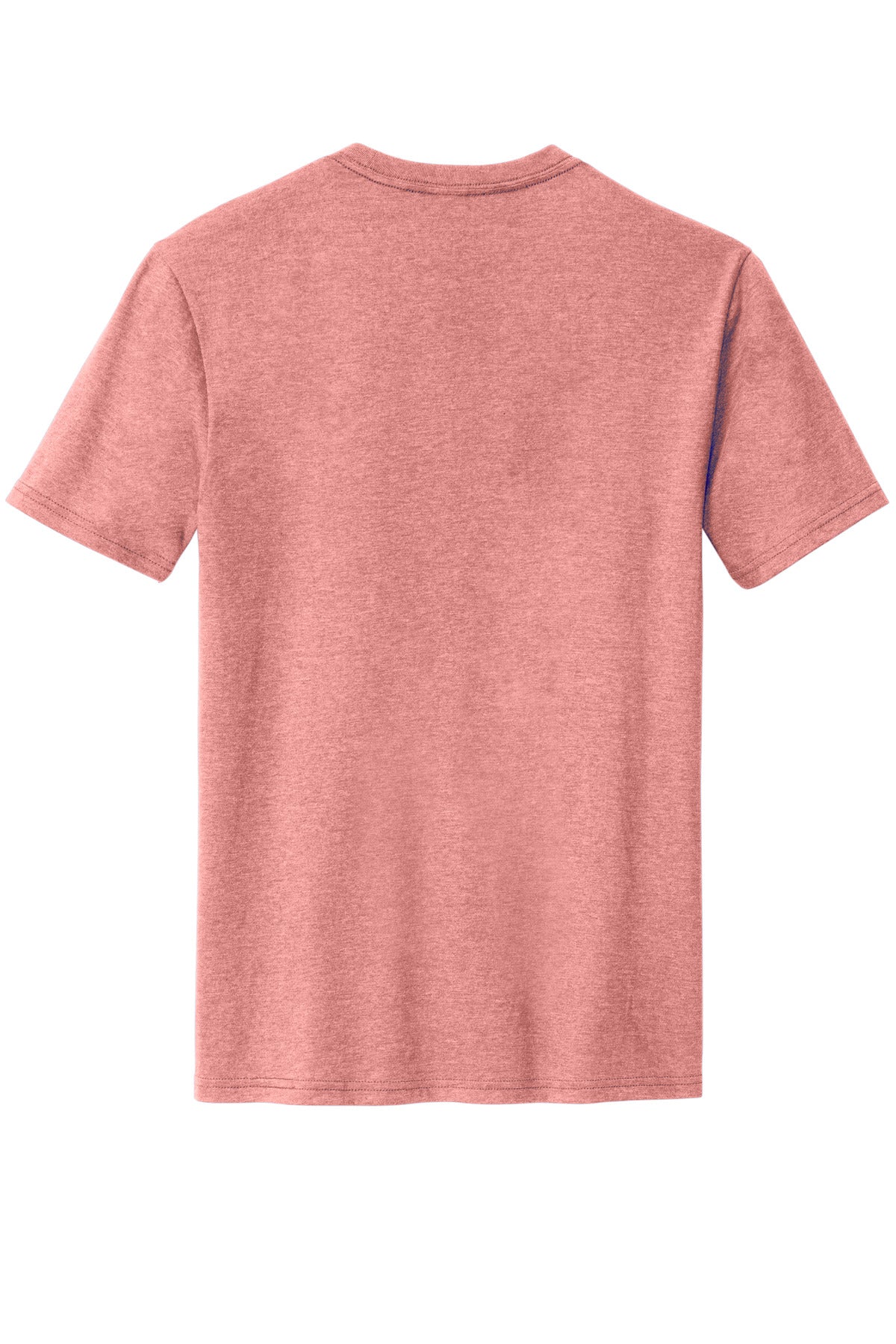 Rear View of BlustFrost District Perfect Blend CVC Tee. DM108