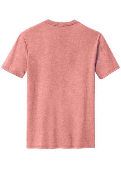 Rear View of BlustFrost District Perfect Blend CVC Tee. DM108