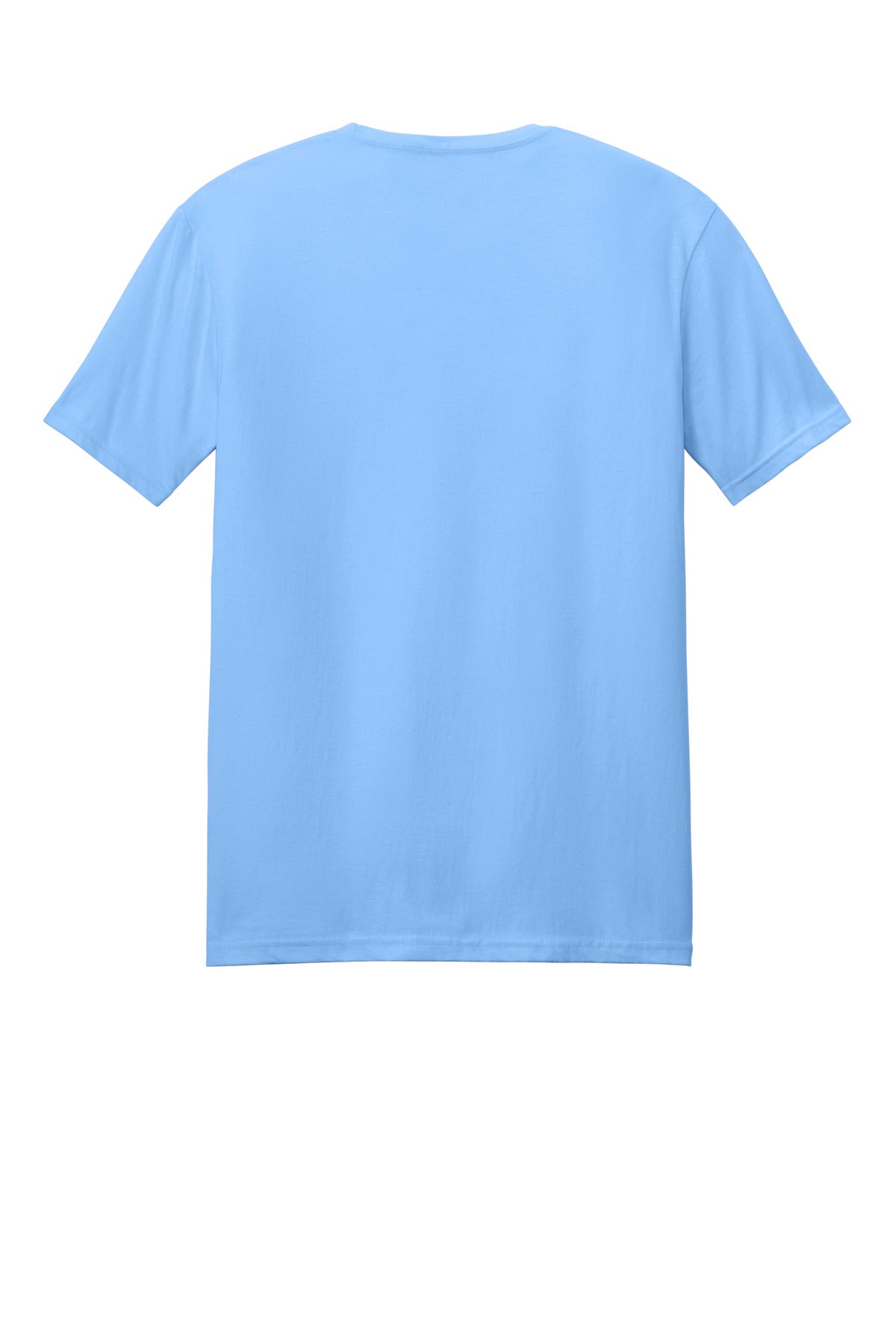 Rear View of CarolinaBl Gildan Softstyle T-Shirt. 64000