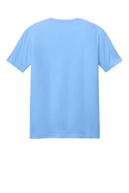 Rear View of CarolinaBl Gildan Softstyle T-Shirt. 64000