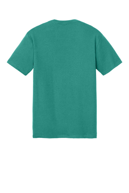 Rear View of EuclptusBl District Perfect Tri Tee. DM130