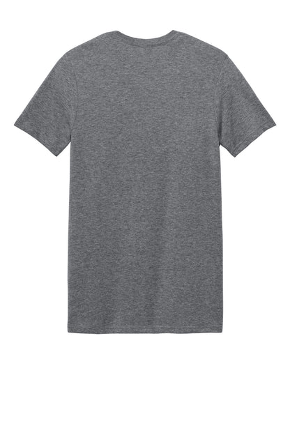 Rear View of GphHeather Gildan Softstyle T-Shirt. 64000