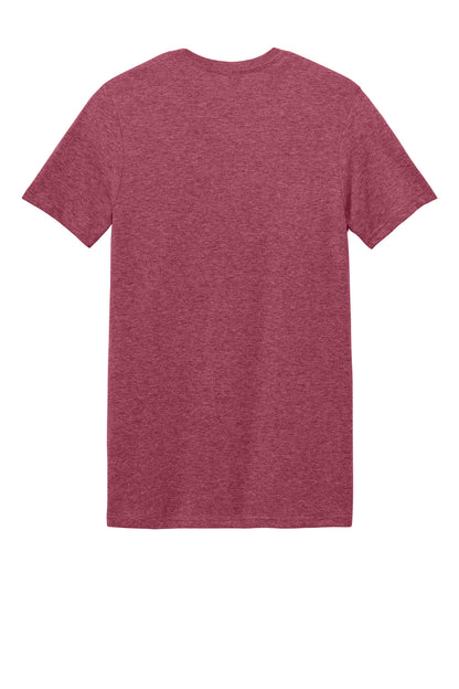 Rear View of HtCardinal Gildan Softstyle T-Shirt. 64000