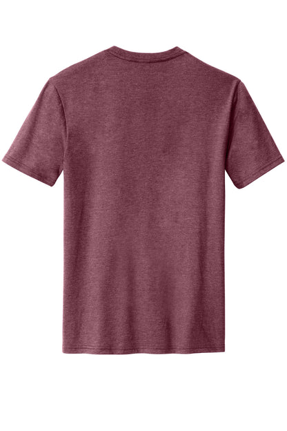 Rear View of HtdCard District Perfect Blend CVC Tee. DM108