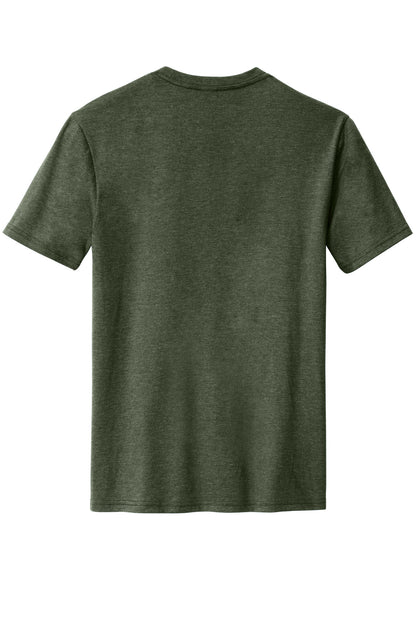 Rear View of HtdForGrn District Perfect Blend CVC Tee. DM108