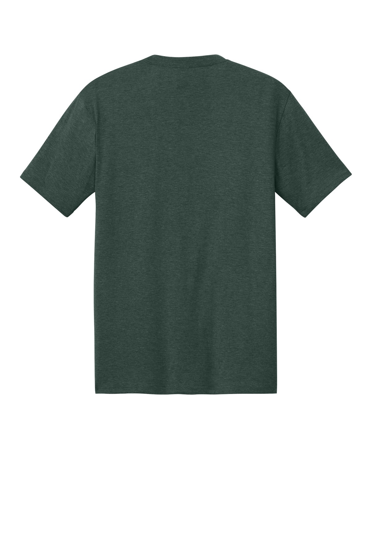 Rear View of HtdForGrn District Perfect Tri Tee. DM130