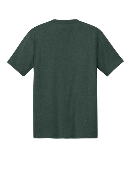 Rear View of HtdForGrn District Perfect Tri Tee. DM130