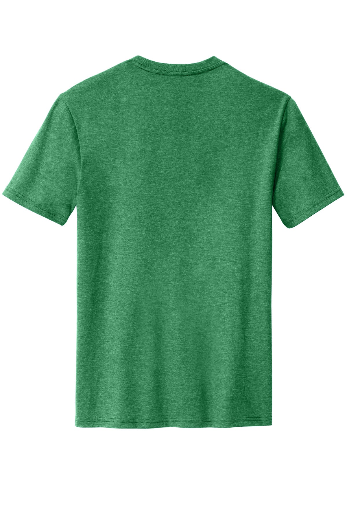 Rear View of HtdKelGn District Perfect Blend CVC Tee. DM108