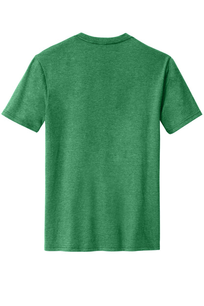 Rear View of HtdKelGn District Perfect Blend CVC Tee. DM108