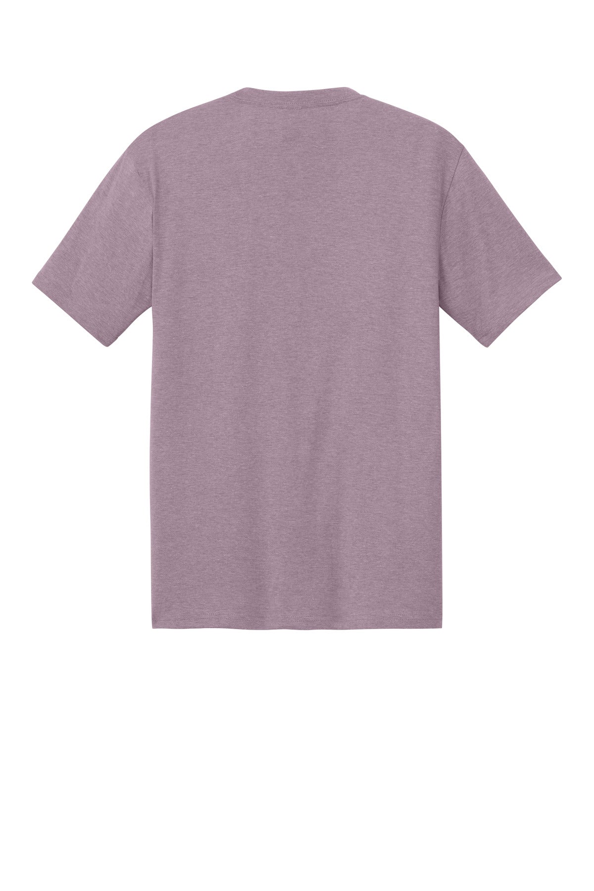 Rear View of Hthrd Lavender District Perfect Tri Tee. DM130