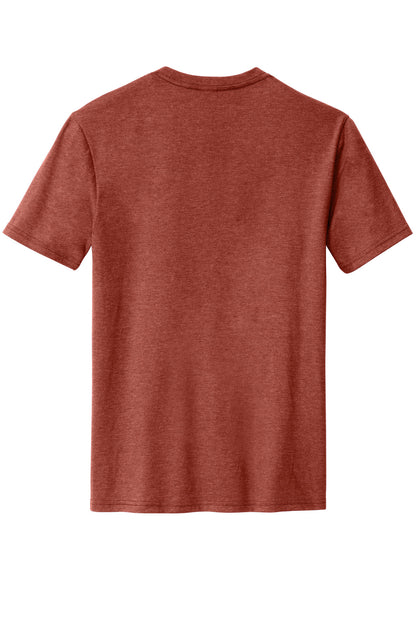 Rear View of HtrdRusset District Perfect Blend CVC Tee. DM108