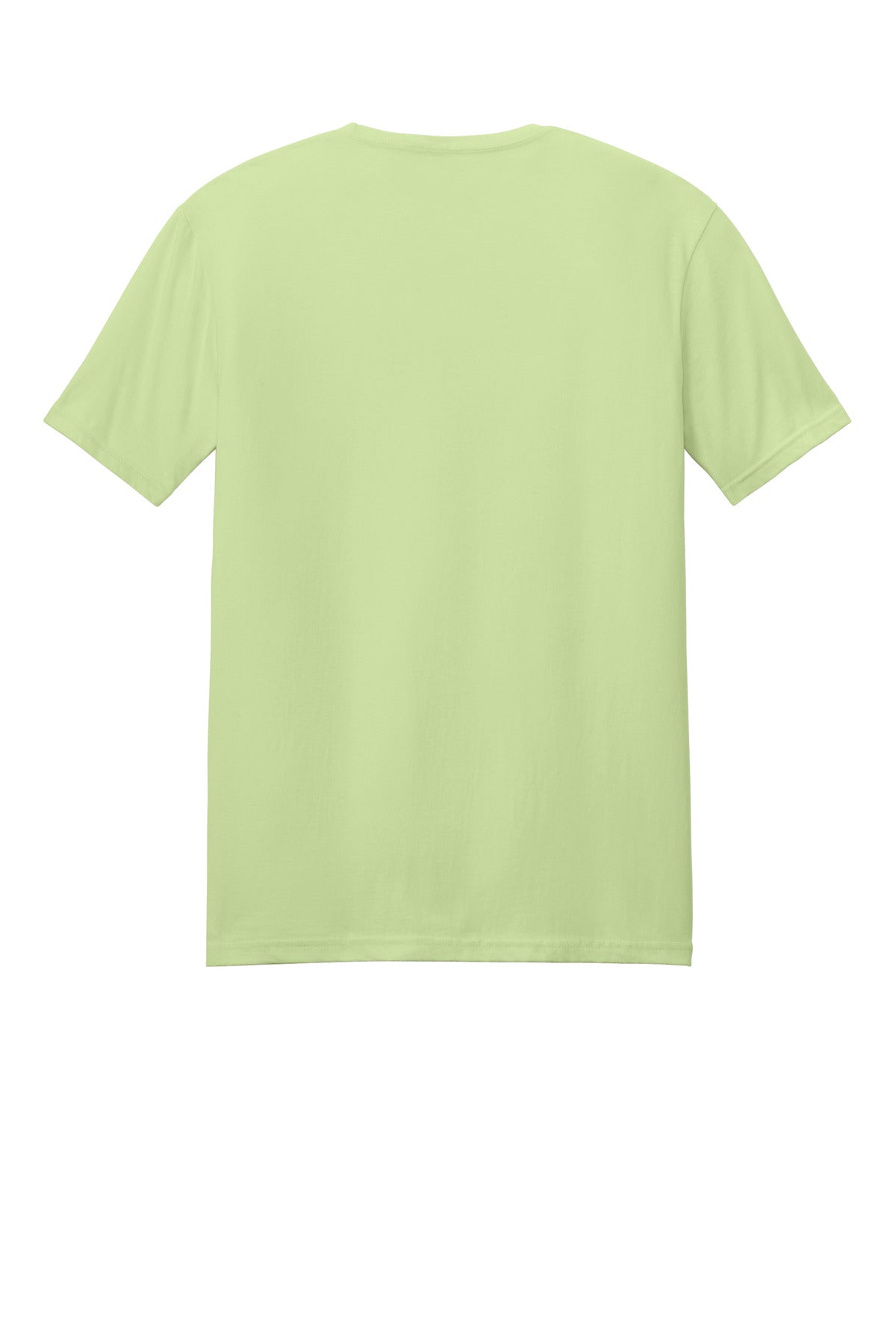 Rear View of Pistachio Gildan Softstyle T-Shirt. 64000