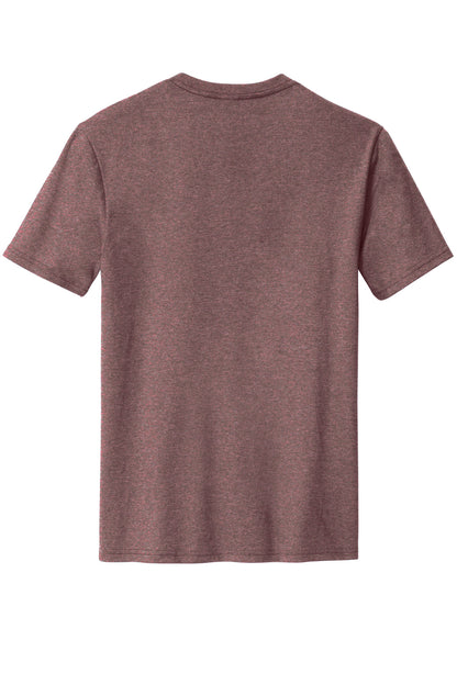 Rear View of Rose Fleck District Perfect Blend CVC Tee. DM108