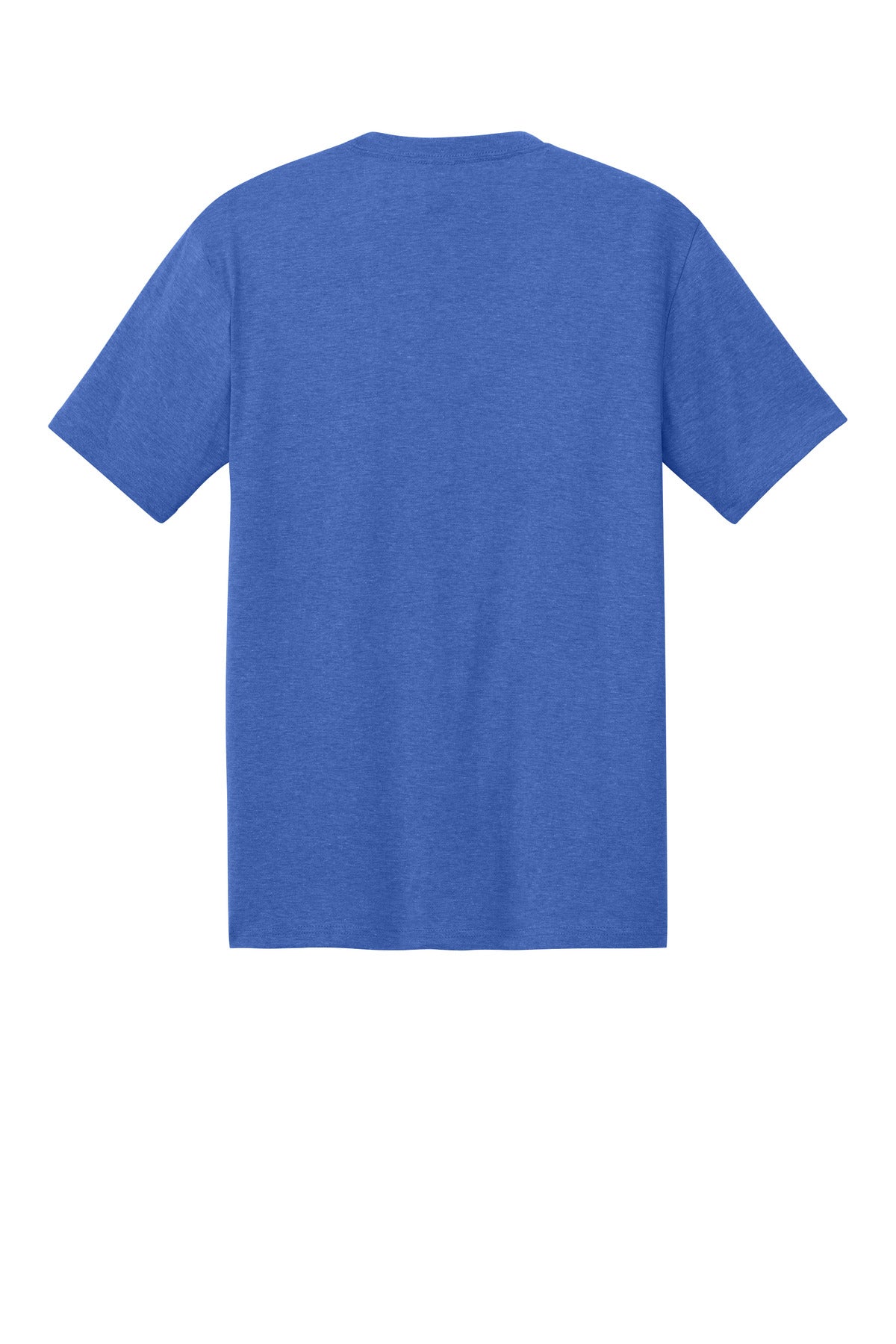 Rear View of Royal Frost District Perfect Tri Tee. DM130